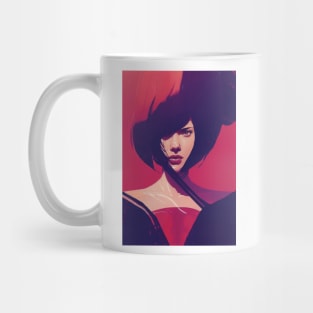 beautiful girl digital art - DESIGN Mug